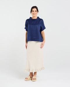 Claire Soft Roll Neck Top