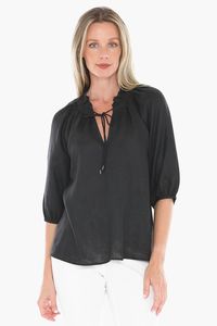 Jump: Ruffle Neck Top