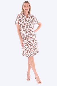 Zebra Mono Dress