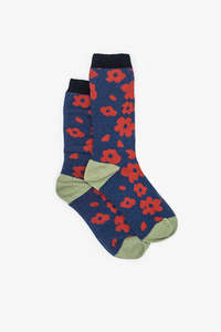 Retro Flower Sock
