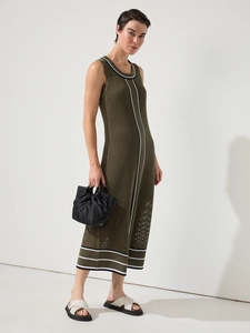 Knitwear: Nature Stripe Knit Dress