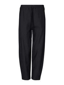 Pinstripe Ponte Barrel Pant