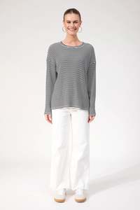 Levi Stripe Long Sleeve Tshirt