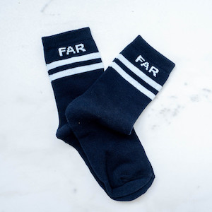 Products: FAR MER by Whitney Spicer Socks - Kids (Navy) thesundaysociety