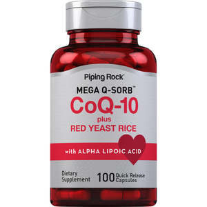 CoQ10 with Alpha Lipoic Acid & Mega Q-Sorb - Heart Health 100 qucik release capsules