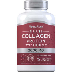 MULTI COLLAGEN PROTEIN- 2,000mg - Piping Rock - 180  Caps