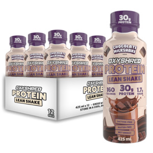 EHP OXYSHRED - Protein Lean Whey Shake RTD  - Single Serve -  425ml -4 Flavours