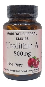 Barlowes - Urolithin A- 500mg Veg Caps - 60 Caps