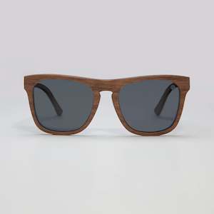 Sunglasses: Sunglasses Wave Hog Brown Wood