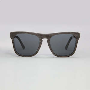 Sunglasses Wave Hog Black Wood