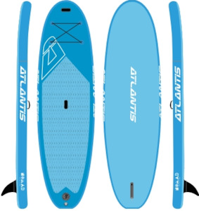 Inflatable Sup: ATLANTIS Nomad Inflatable SUP - Light Blue 10.0
