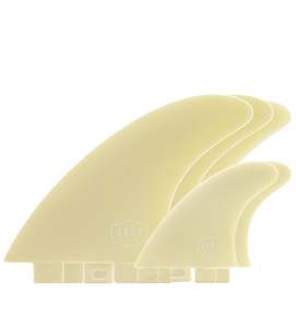 Fins: AQSS Twin Tab 5 fin set - Beige