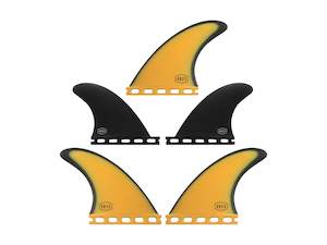 AQSS 5 Fin Set - Sunset Single Tab