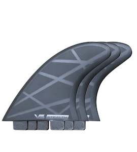 Vessel Thruster Fins - Black Stealth Twin Tab
