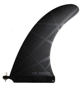 Vessel Single Fin - Stealth Black 10"