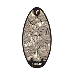 All: Bom Bora Skimboard - Wood - Wave Lines 41"