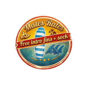 Mates Rates Bundle: Intro Fins + Board Sock