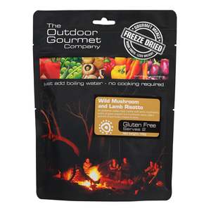 The Outdoor Gourmet Company: Mushroom & Lamb Risotto (GF)