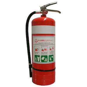 Fire Extinguishers: Flamefighter 6kg ABE Dry Powder Fire Extinguishers