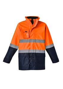 Syzmik ZJ220  Mens Hi Vis Basic 4 In 1 Waterproof Jacket