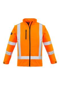 Syzmik Womens Hi Vis Rail X Back 2 In 1 Softshell Jacket