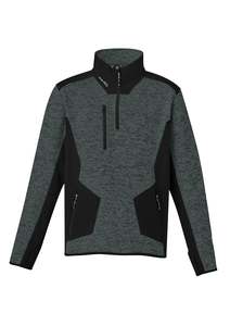 Hivz Outerwear: Syzmik ZT380 Unisex Streetworx Reinforced Knit 1/2 Zip Pullover