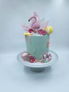 Cakes: Flamingo Pool Party cake