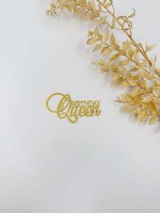 All: Gold Birthday Queen