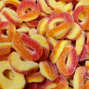Pickandmix: Peach Rings (200g/500g)