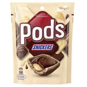 Pods Snickers Chocolate Bag 160g