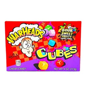 Warheads Sour Cubes Theatre Box 113g