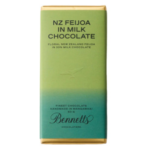 Bennetts Chocolate Bar - FEIJOA MILK CHOCOLATE BAR