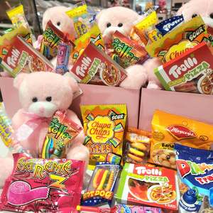 Birthday Goodie Pink Teddy Box