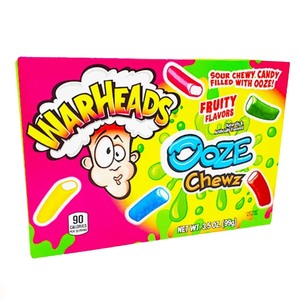 Warheads Ooze Chews Theatre Box 99g