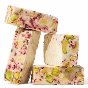 Nz Handmade Chocolates: Raspberry, Hazelnut & Pistachio Nougat