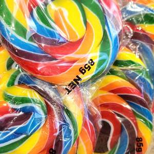 Rainbow Round Lollipop