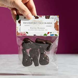 Easter BAG OF FIVE, EASTER BUNNIES, DARK CHOCOLATE