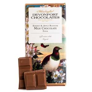 Vintage Chocolate Bar, Kereru, Feijoa Milk Chocolate