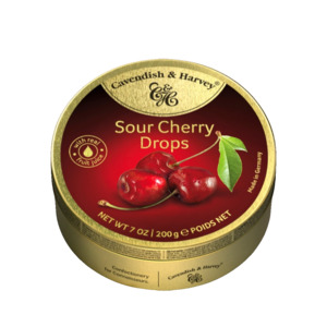 Winter Comfort Gifts Lollies: Cavendish & Harvey Sour Cherry Drops