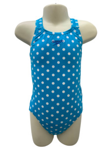 Speedo Medalist One Piece - Blue Polka Dots