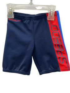 0 3t Boys Swimwear: Speedo Jammer - Speed Ahead (Navy/Red/Blue)