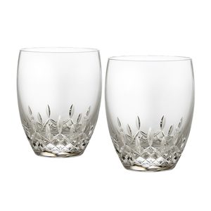 Products: Waterford Crystal Lismore Essence Double Old Fashion Pair - Glassware & Drinkware, Tumblers, Whisky Glasses & DOF Tumblers - The Table