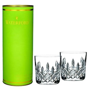 Waterford Crystal Giftology Lismore Double Old Fashion Pair - Giftware & Vas&hellip;
