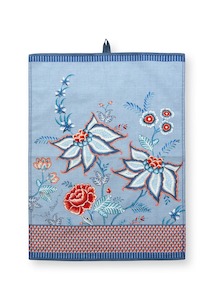 Pip Studio Flower Festival Tea Towel Blue - Kitchen Essentials, Tea Towels, Tea &hellip;