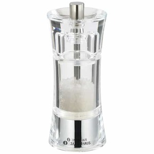 Products: Zassenhaus Aachen Acrylic 14cm Salt Mill - Kitchen Essentials, Mills & Grinders, Salt & Pepper Grinders and Spice Mills - The Table