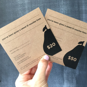 Vouchers: Tart Tin Gift Cards