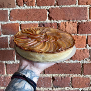 Gluten Free: Caramel Poached Apple Tart (GF)