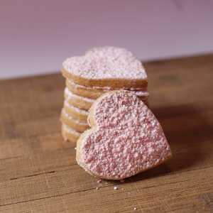 Seasonal: Valentines Heart-Shaped Shortbread