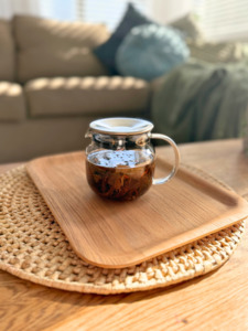 Kinto Unitea One touch 450ml glass tea pot