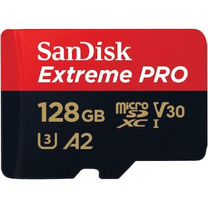 Accessories: Sandisk Extreme Pro 128GB MicroSD Card